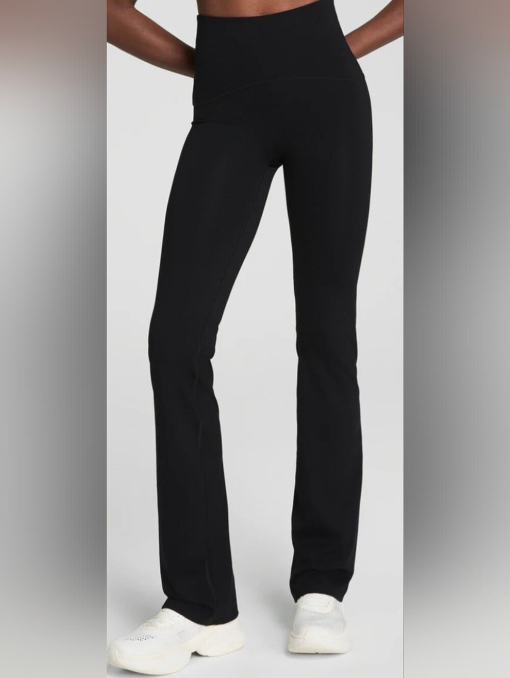 SPANX Booty Boost Black Flare Leggings Size Large NWT Sculpting High Rise